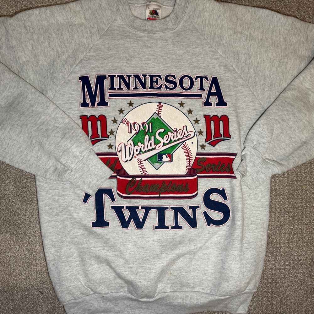 Fruit of the Loom Gray Crewneck Sweater